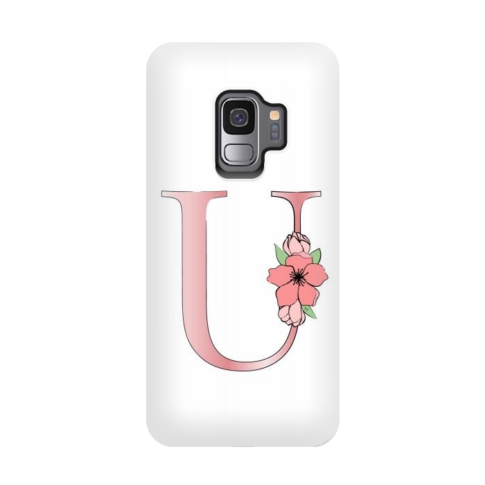 Galaxy S9 StrongFit Monogram Letter U by Martina