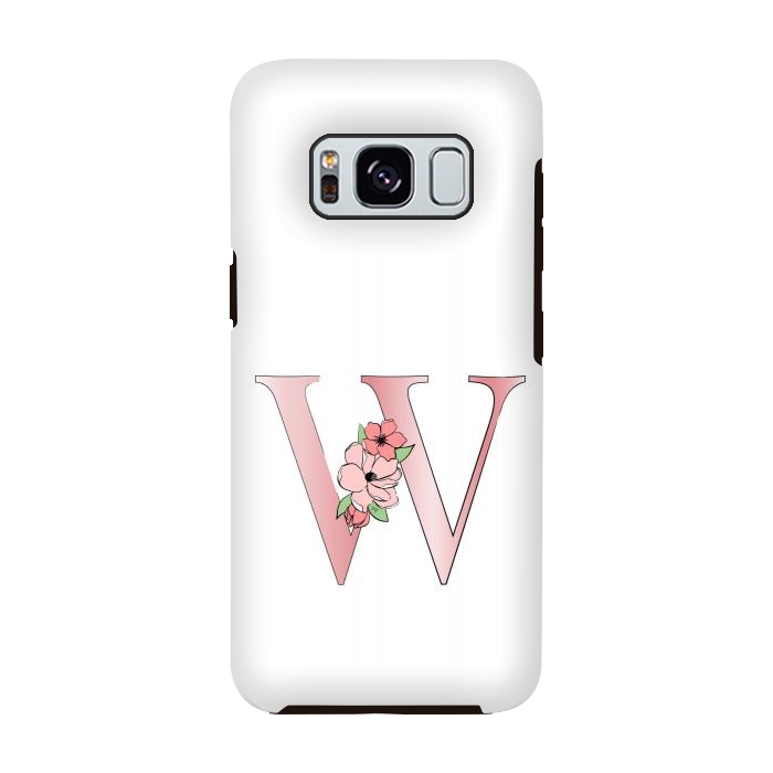 Galaxy S8 StrongFit Monogram Letter W by Martina