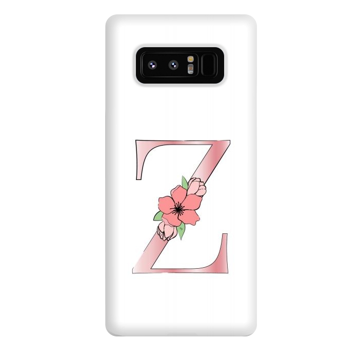 Galaxy Note 8 StrongFit Monogram Letter Z by Martina