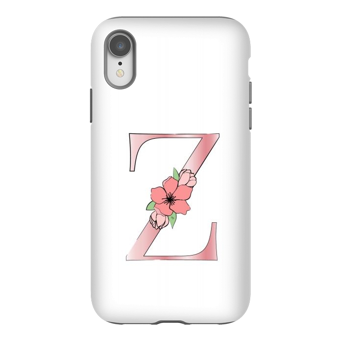 iPhone Xr StrongFit Monogram Letter Z by Martina
