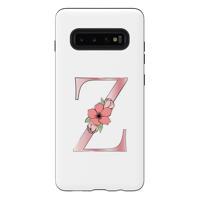 Galaxy S10 plus StrongFit Monogram Letter Z by Martina