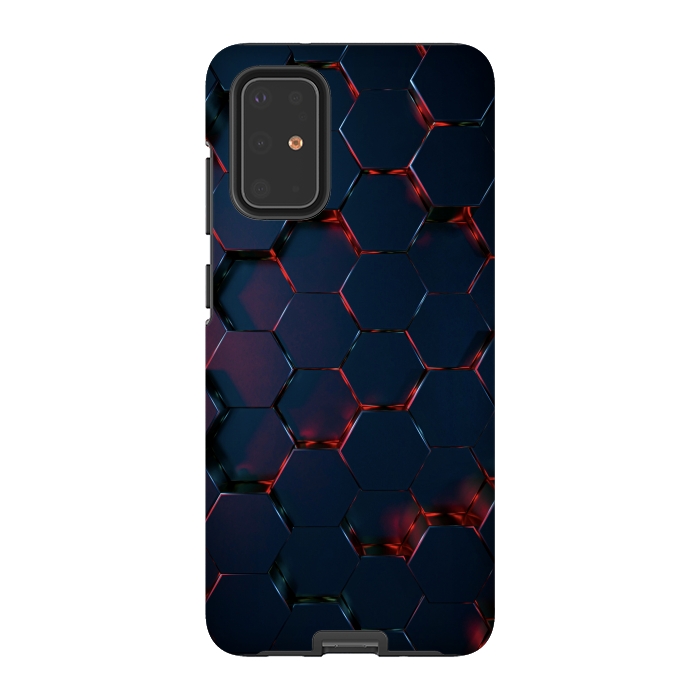 Galaxy S20 Plus StrongFit Hexagons  by Winston