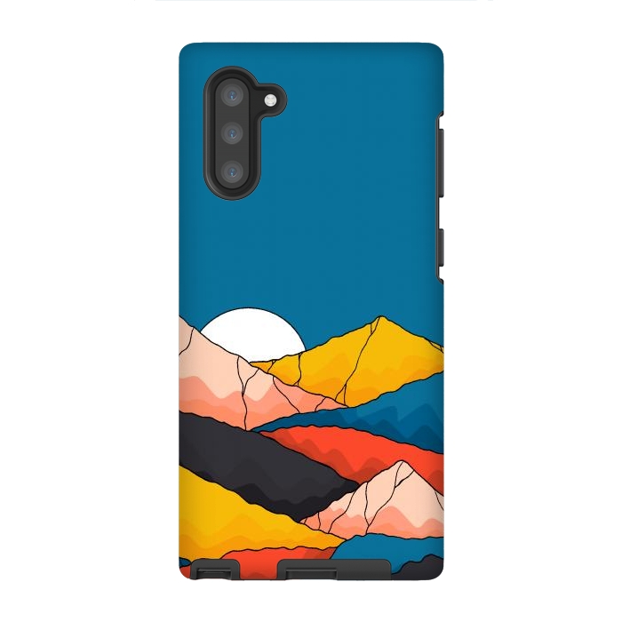 Galaxy Note 10 StrongFit The mountainous range by Steve Wade (Swade)