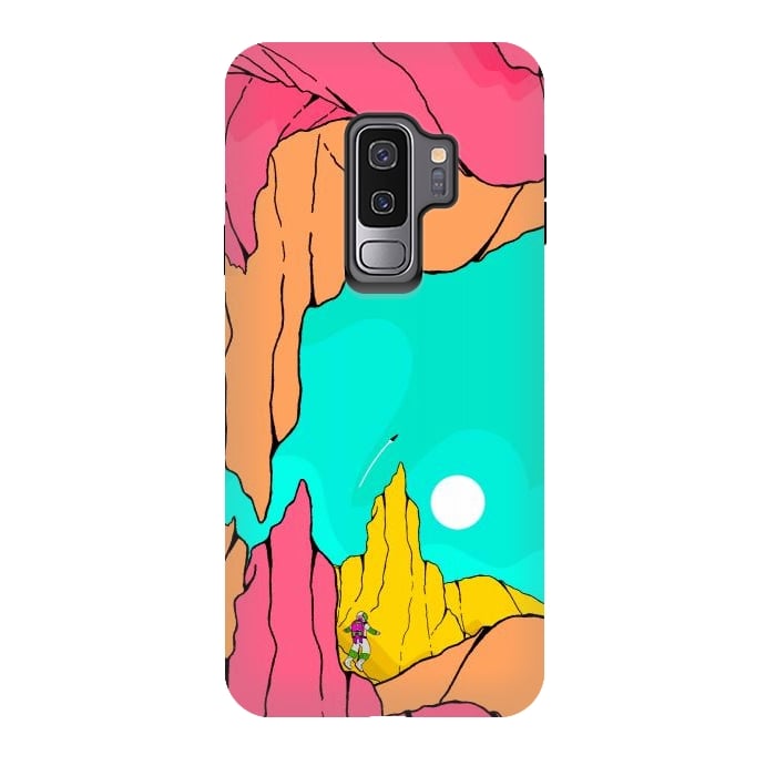 Galaxy S9 plus StrongFit Space cave by Steve Wade (Swade)