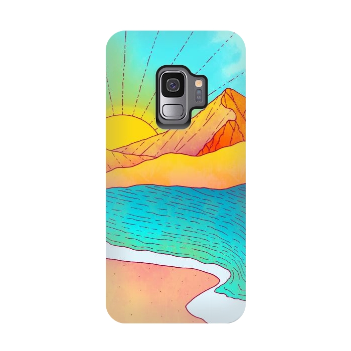 Galaxy S9 StrongFit I wish to be by the sea by Steve Wade (Swade)