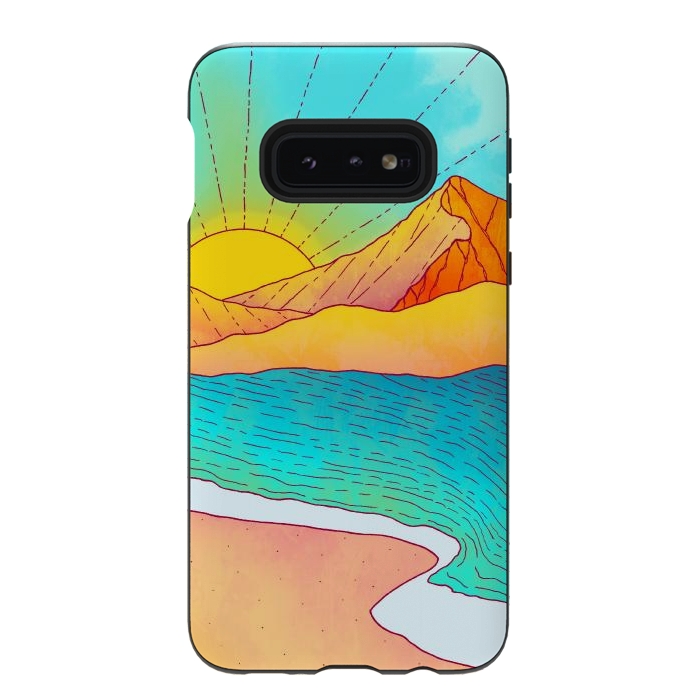 Galaxy S10e StrongFit I wish to be by the sea by Steve Wade (Swade)