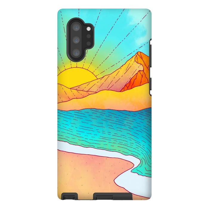 Galaxy Note 10 plus StrongFit I wish to be by the sea by Steve Wade (Swade)