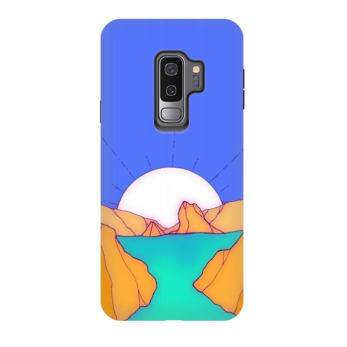 Galaxy S9 plus StrongFit A calm sea lake by Steve Wade (Swade)