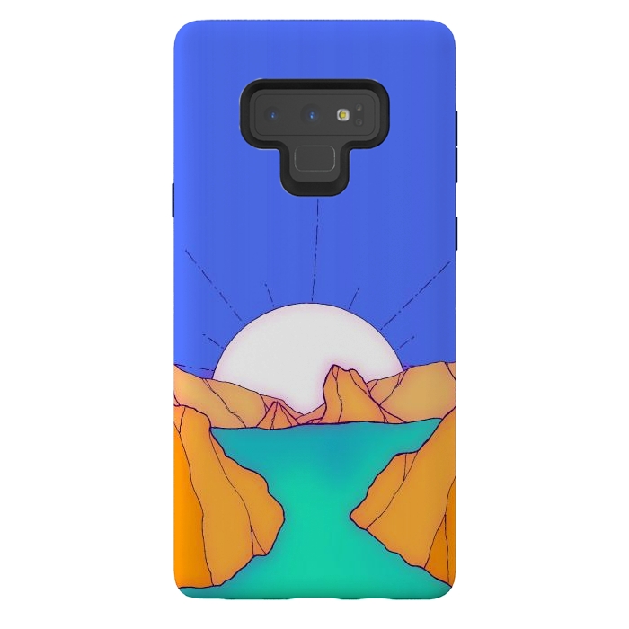 Galaxy Note 9 StrongFit A calm sea lake by Steve Wade (Swade)