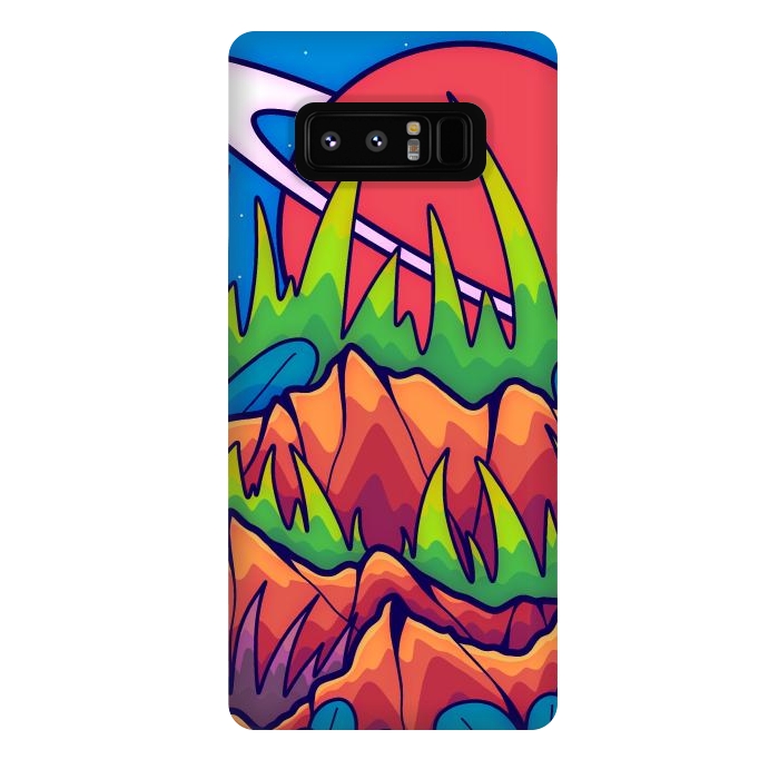 Galaxy Note 8 StrongFit A tropical space world by Steve Wade (Swade)