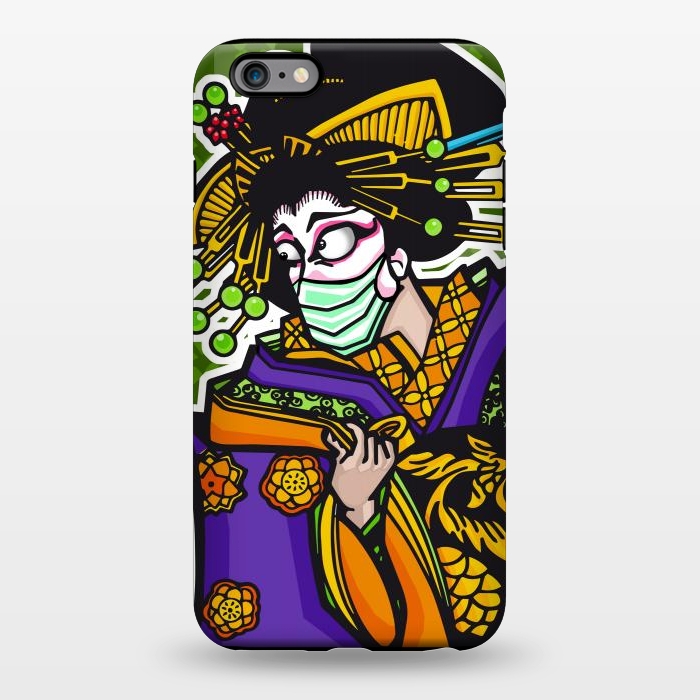 iPhone 6/6s plus StrongFit Covid Geisha by Milo "Mr Lucky" Marcer