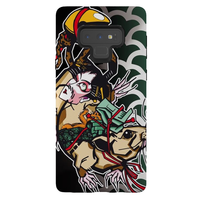 Galaxy Note 9 StrongFit Japanese Rat by Milo "Mr Lucky" Marcer