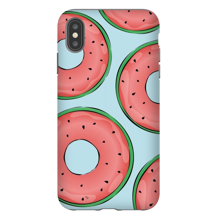 iPhone Xs Max StrongFit Water melons by Martina
