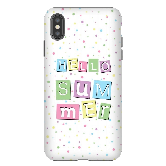 iPhone Xs Max StrongFit Hello Summer by Martina