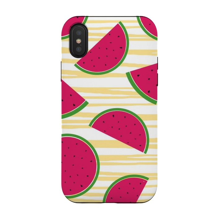 iPhone Xs / X StrongFit Yummy melons by Martina