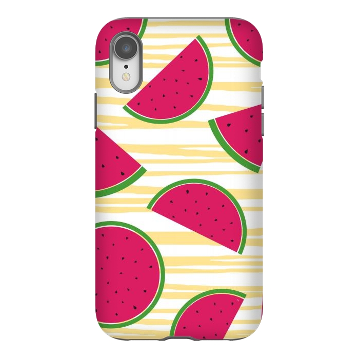 iPhone Xr StrongFit Yummy melons by Martina