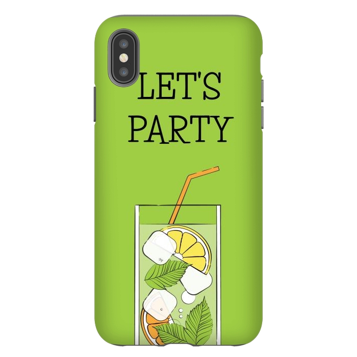 iPhone Xs Max StrongFit Let's Party by Martina
