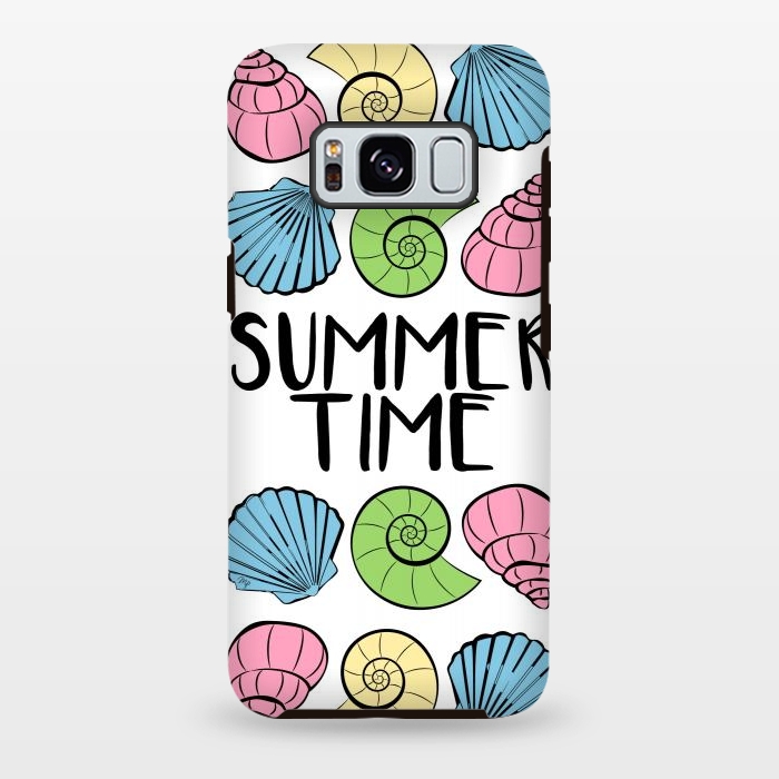 Galaxy S8 plus StrongFit Summer Time Shells by Martina