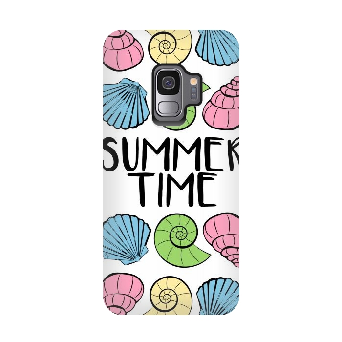 Galaxy S9 StrongFit Summer Time Shells by Martina