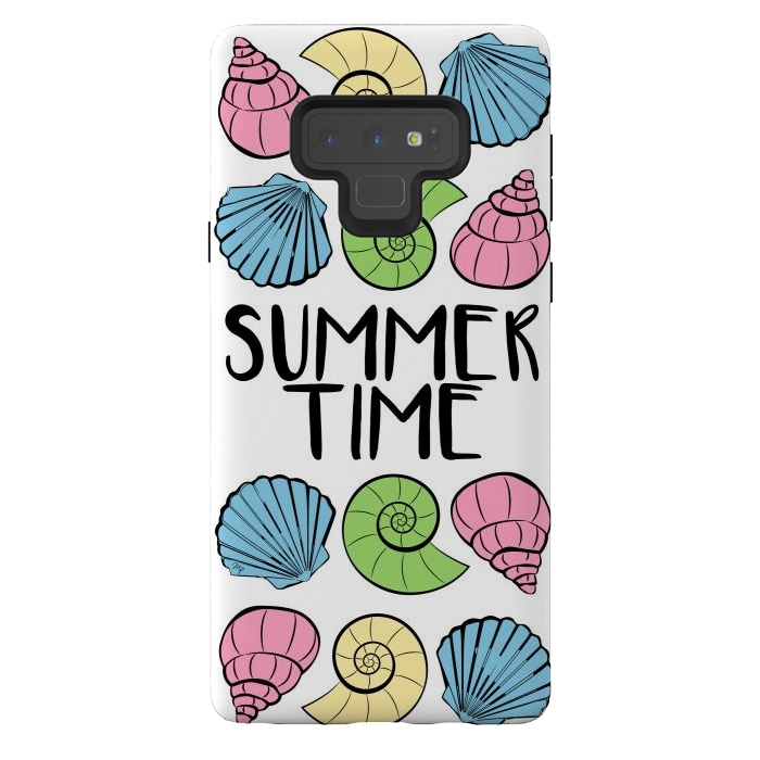 Galaxy Note 9 StrongFit Summer Time Shells by Martina
