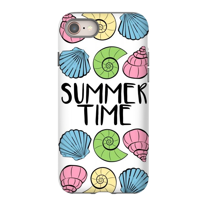 iPhone SE StrongFit Summer Time Shells by Martina