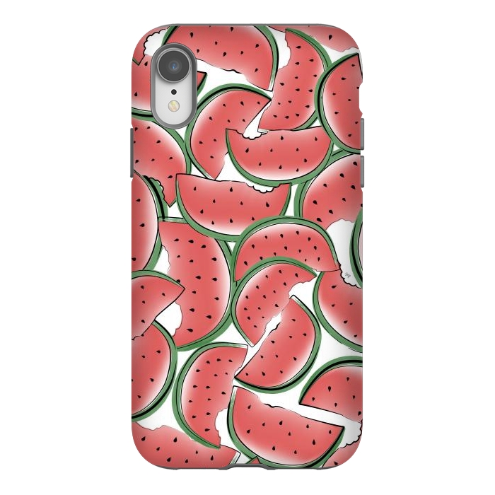 iPhone Xr StrongFit Water melon pattern by Martina