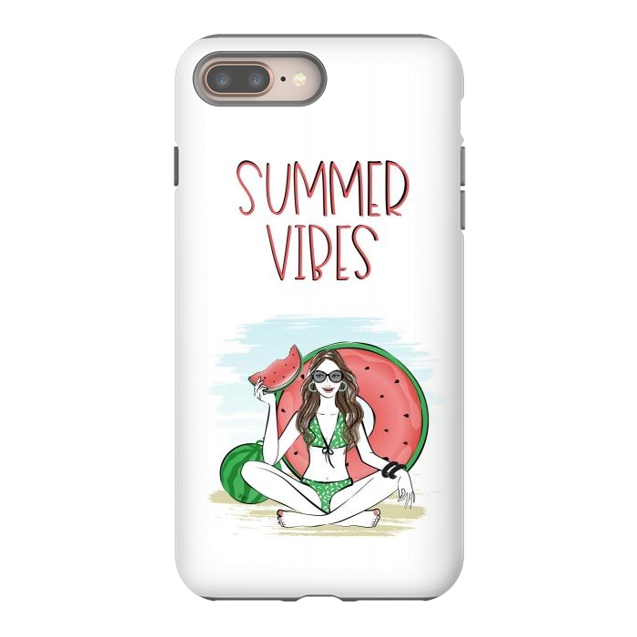 iPhone 7 plus StrongFit Summer vibes girl by Martina