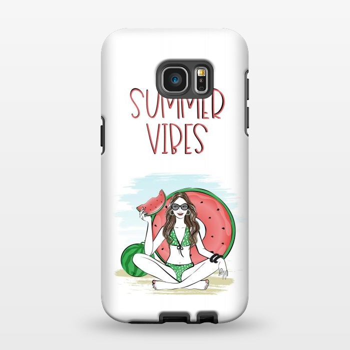 Galaxy S7 EDGE StrongFit Summer vibes girl by Martina