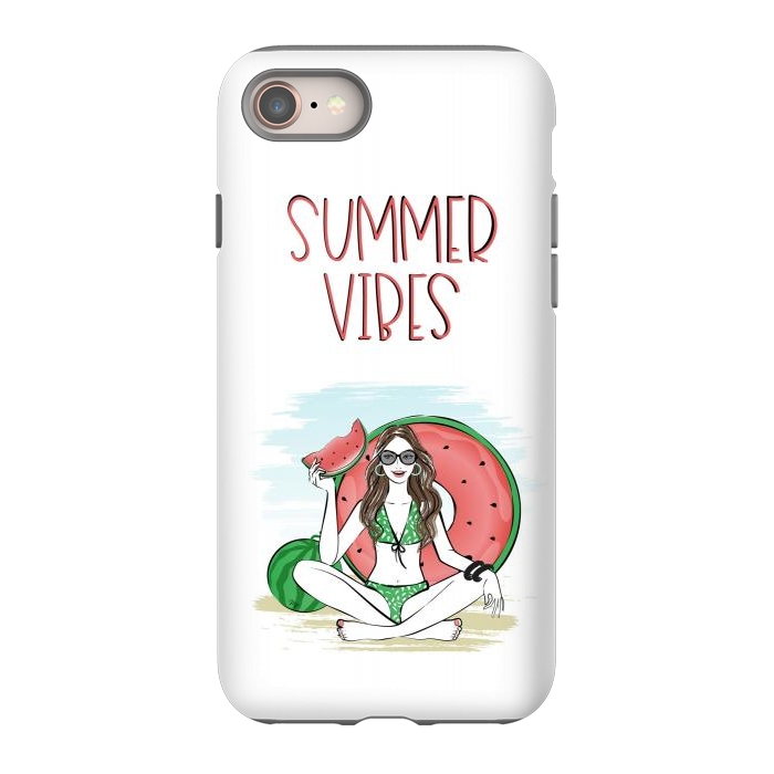 iPhone 8 StrongFit Summer vibes girl by Martina