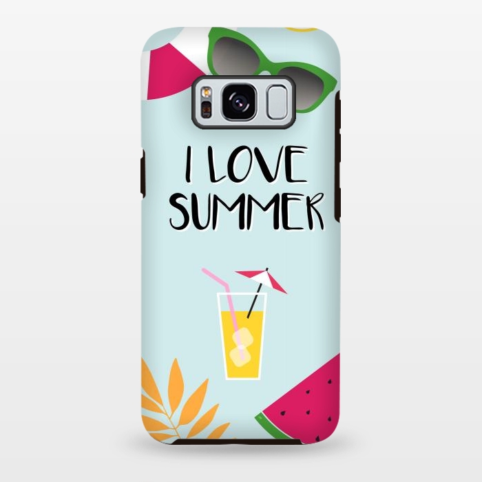 Galaxy S8 plus StrongFit I love summer by Martina