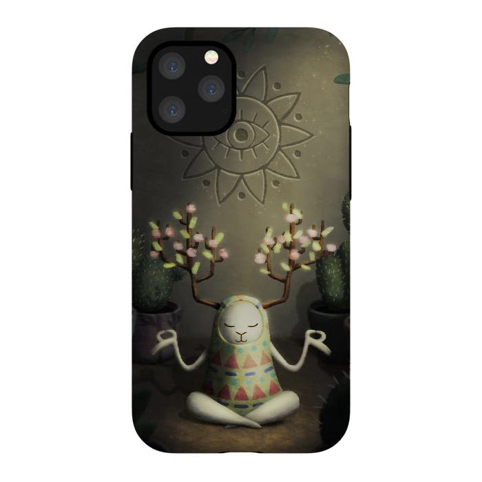 iPhone 11 Pro StrongFit Cactus garden by Laura Nagel