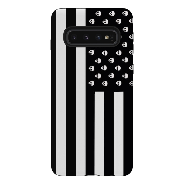 Galaxy S10 StrongFit United Deaths of America by Gringoface Designs