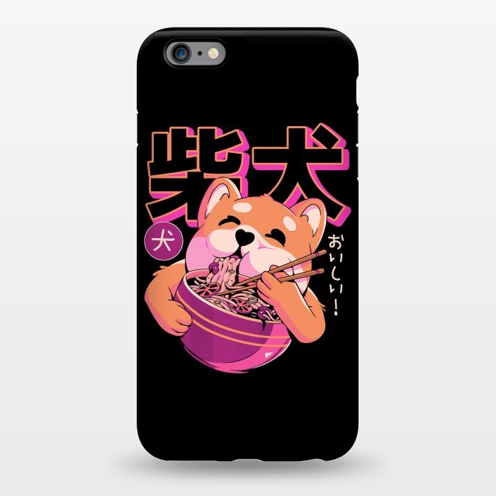 iPhone 6/6s plus StrongFit Shiba Noodles by Ilustrata