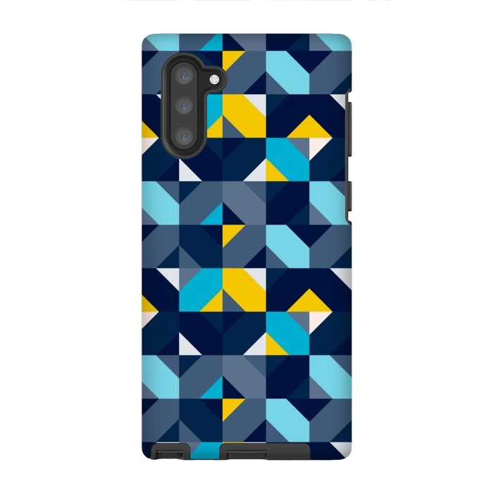 Galaxy Note 10 StrongFit Geometric Hypnotic Shapes by TMSarts