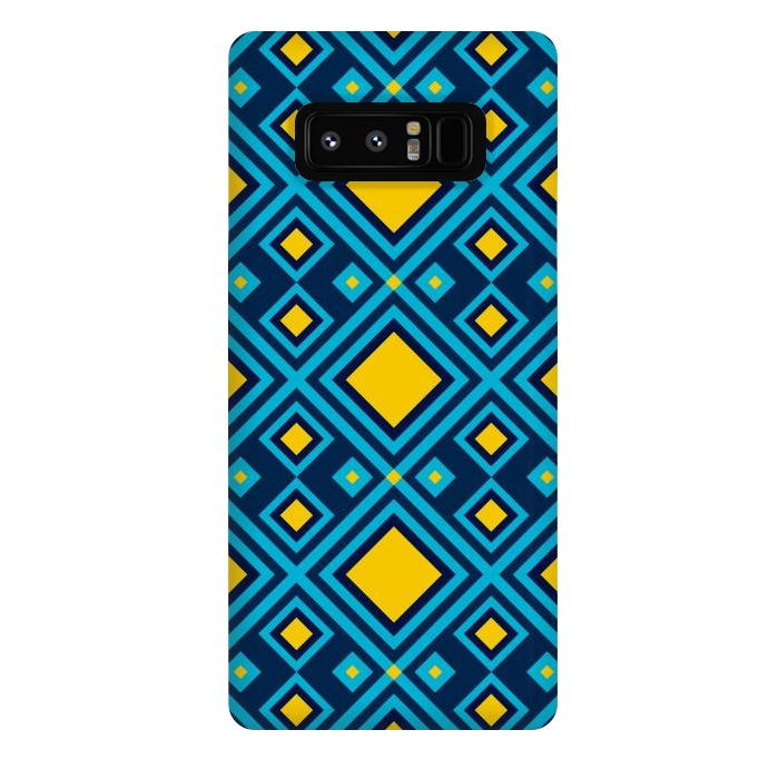 Galaxy Note 8 StrongFit Geometric Abstract Diamond by TMSarts