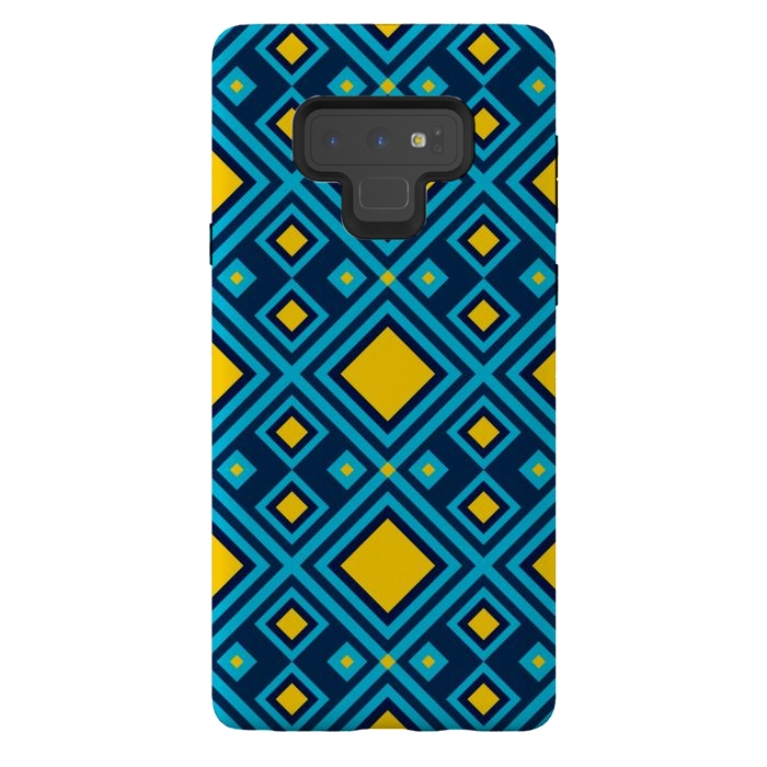 Galaxy Note 9 StrongFit Geometric Abstract Diamond by TMSarts