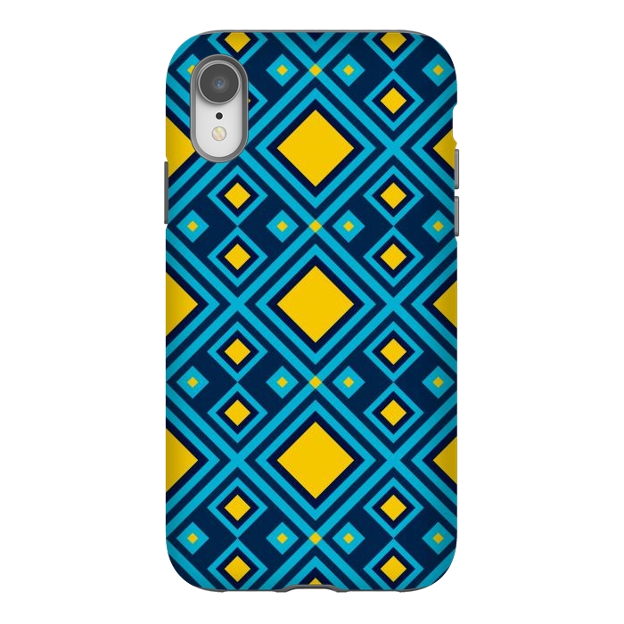 iPhone Xr StrongFit Geometric Abstract Diamond by TMSarts