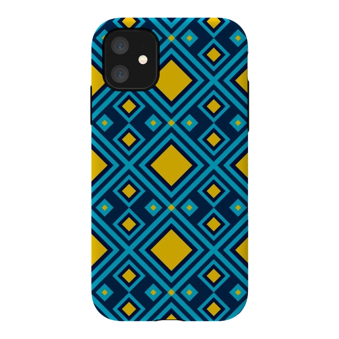 iPhone 11 StrongFit Geometric Abstract Diamond by TMSarts