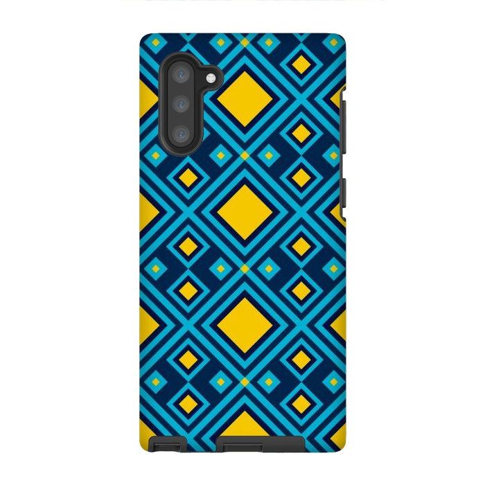 Galaxy Note 10 StrongFit Geometric Abstract Diamond by TMSarts