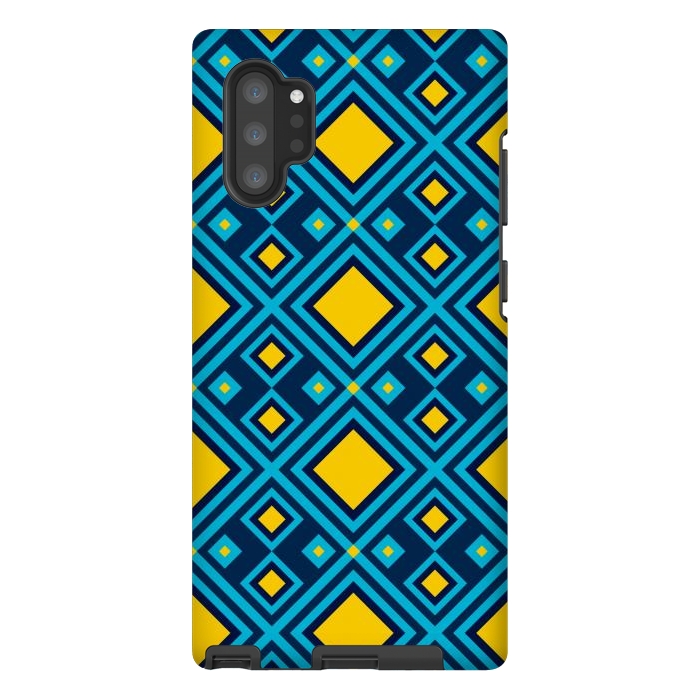 Galaxy Note 10 plus StrongFit Geometric Abstract Diamond by TMSarts
