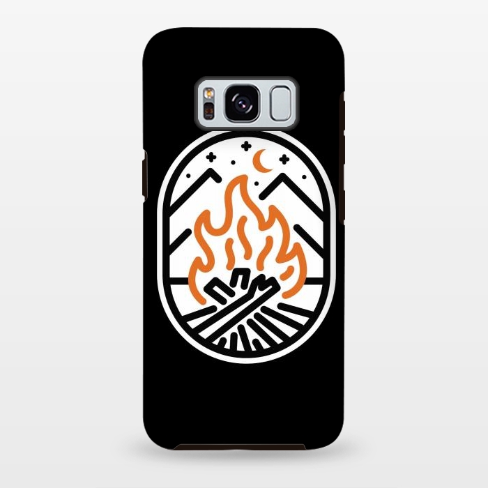 Galaxy S8 plus StrongFit Camp Fire 1 by Afif Quilimo