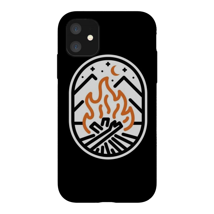 iPhone 11 StrongFit Camp Fire 1 by Afif Quilimo