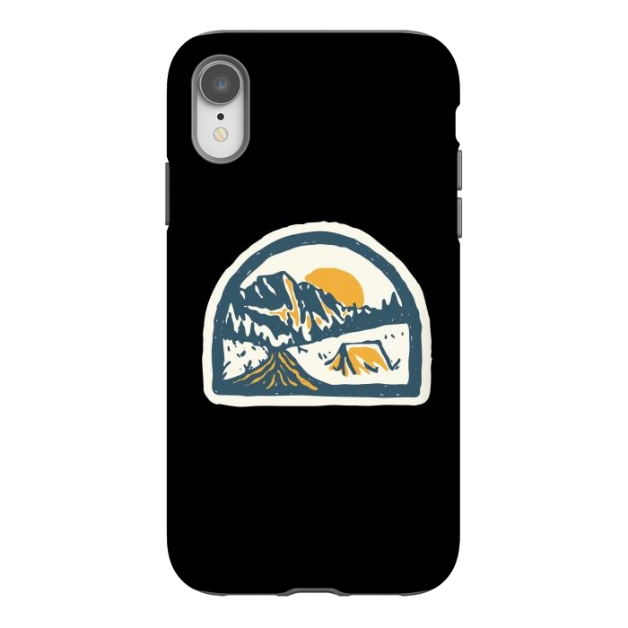 iPhone Xr StrongFit Camp Hand Drawn 1 by Afif Quilimo