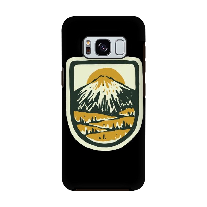 Galaxy S8 StrongFit Mountain Hand Drawn by Afif Quilimo