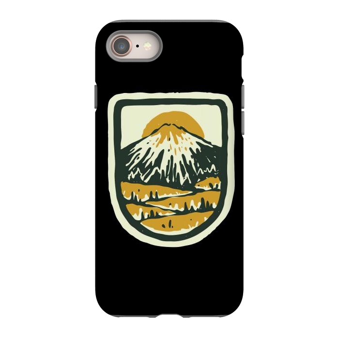 iPhone SE StrongFit Mountain Hand Drawn by Afif Quilimo