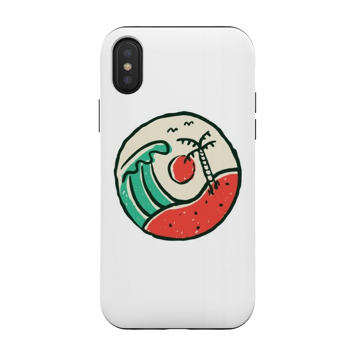 iPhone Xs / X StrongFit Big Wave by Afif Quilimo