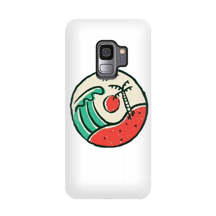 Galaxy S9 StrongFit Big Wave by Afif Quilimo