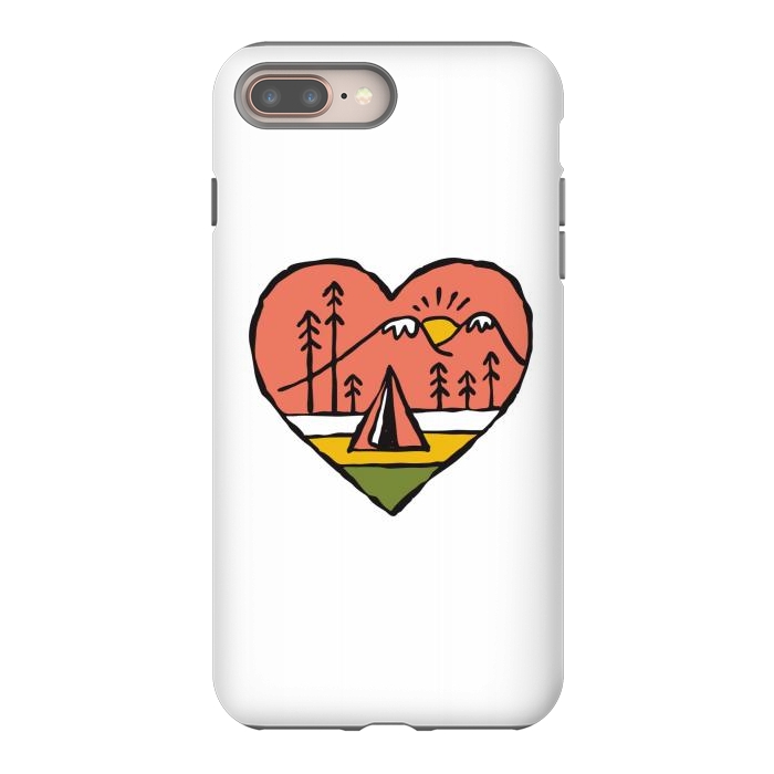 iPhone 7 plus StrongFit Camping in Love 1 by Afif Quilimo
