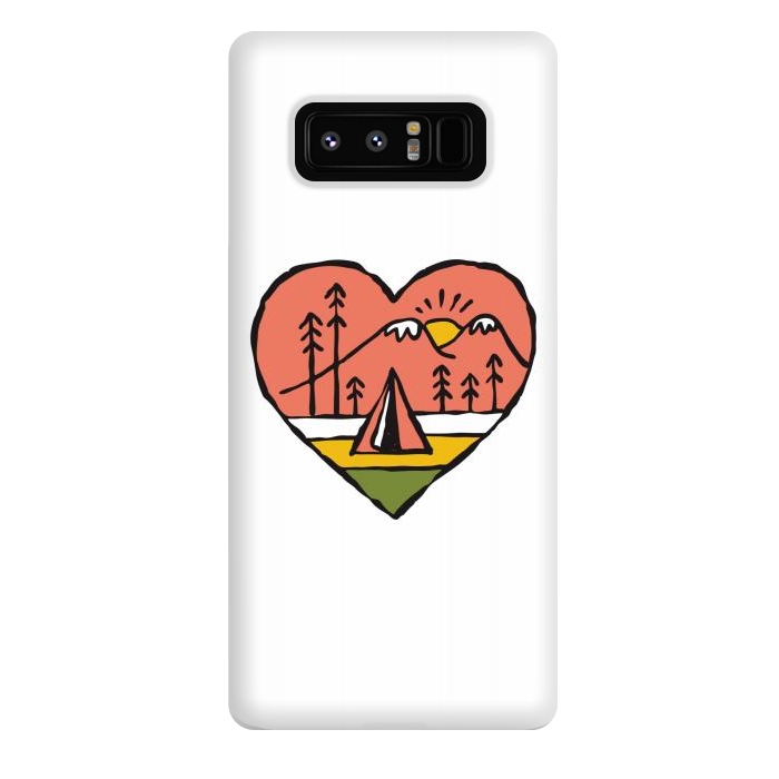 Galaxy Note 8 StrongFit Camping in Love 1 by Afif Quilimo