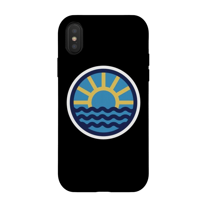 iPhone Xs / X StrongFit Sun Beach by Afif Quilimo